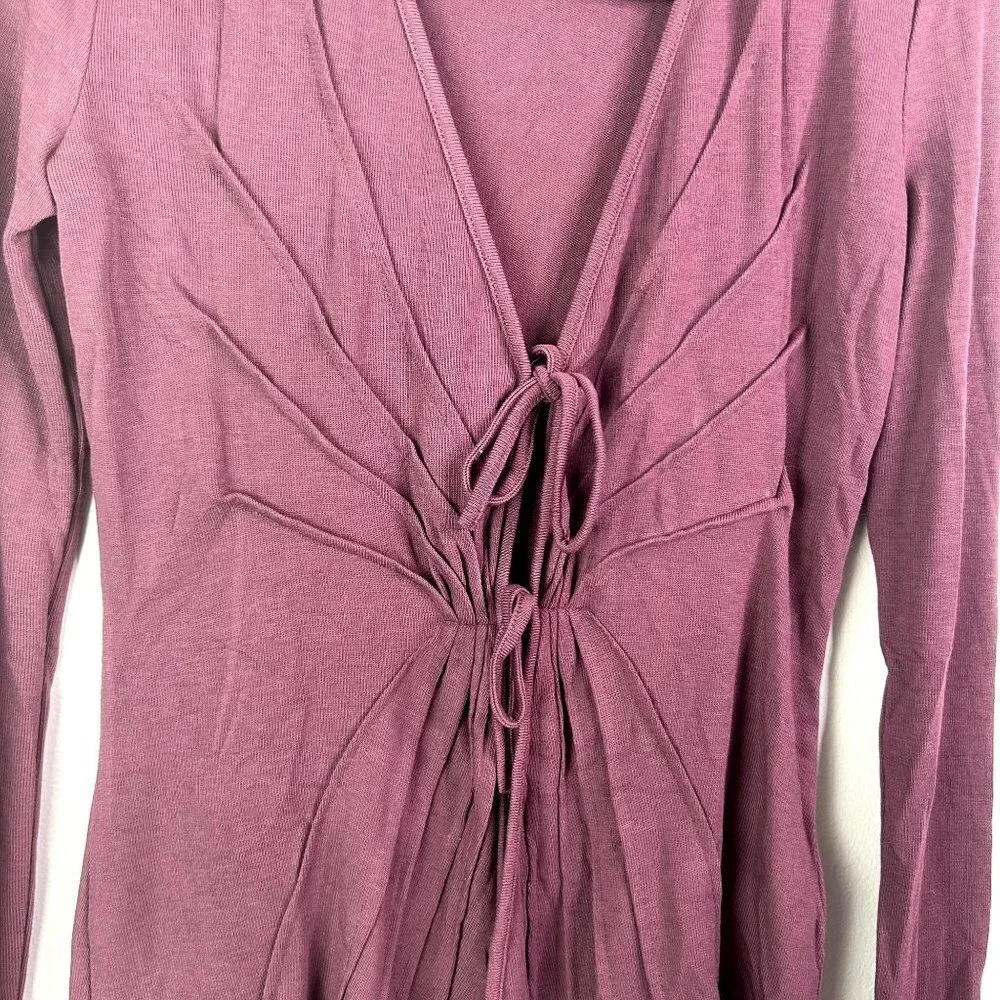Venus burgundy blouse size XS - Picture 2 of 5
